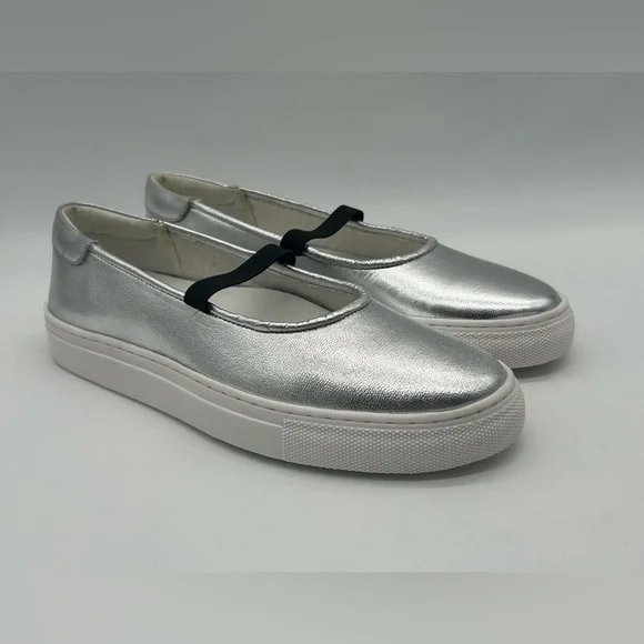 Seychelles Moon Child Silver Metallic Platform Loafer Sneakers Size 10 NWB - Picture 4 of 10